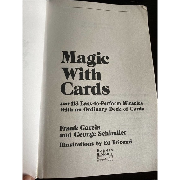 Vintage Magic with Cards Hardback Book Family Fun Party Games Magician - Picture 3 of 4